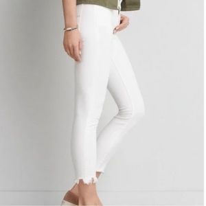 American Eagle white super stretch jegging crop❤️❤️❤️❤️